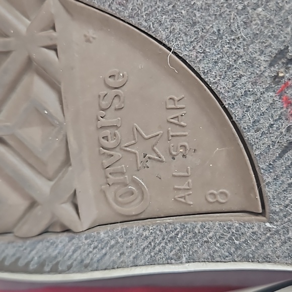 Converse | Men's All Star Red Low-Top Lace-Up Sneakers Sz 8 - Picture 13 of 15